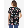 thumbnail image 2 of Woman Within Plus Size Notch-Neck Pocket Tee, 2 of 6