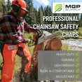 thumbnail image 2 of MGP SUPPLY Chainsaw Chaps For Men - Chain Saw Chaps For Men, Apron Style W/Pocket & Adjustable Belt, Safety Equipment, 2 of 5