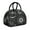 Black-43, variant on Ladies Gothic Constellation Lunch Box - Starry Night Design with Zipper Closure & Adjustable Strap, Insulated Reusable Leakproof Cooler for Work