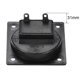 thumbnail image 3 of Conector de terminal de altavoz de resorte de 2 vías, clip de liberación push, bloques de terminales de cable de audio negro rojo WP2-7, 2Pcs, 3 of 4