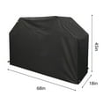 thumbnail image 4 of Expert Grill 68” Deluxe Heavy-Duty Cover, Durable Black Rip Stop Oxford., 4 of 8