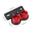 thumbnail image 4 of Feu Arrière de Moto Feu Arrière de Frein Feu de Frein Modifié 12V Rond de Moto A Mené le Feu Arrière de Frein Feu Arrière Universel Modifié Accessoire, 4 of 8