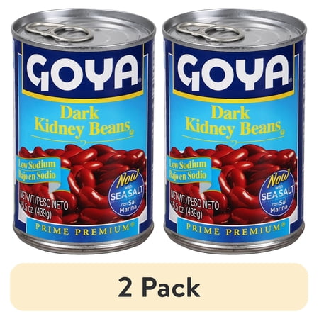 (2 pack) GOYA Dark Red Kidney Low Sodium 15.5 oz