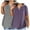 Purple, variant on Meichang 2 Pack Plus Size Tops for Women Summer Notch V Neck T-Shirts Solid Casual Short Sleeve Tunic Tops Loose Fit Soft Basic Tshirt Shirts