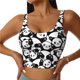 thumbnail image 1 of Balery Cute Panda (3) Sujetadores deportivos con espalda cruzada para mujer, acolchados, sin costuras, de alto impacto, ideales para yoga, gimnasio, entrenamiento y fitness.-Small, 1 of 8