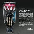 thumbnail image 6 of Narwhal Tournament Steel Tip Dart Set for Bristle Dartboards, 22g, 7 in. - 3 Pack with Carry Case, 6 of 12