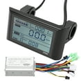 thumbnail image 4 of Controlador De Motor Sin Escobillas, Freno De Bajo Nivel 15A Carcasa De Disipación De Calor 6 Mosfet 36V/48V Controlador De Motor Sin Escobillas Panel LCD Para Electricidad ANGGREK  AC7027, 4 of 8