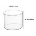 thumbnail image 3 of Gnmfd Round 200ML Cake Cup Pudding Dessert Transparent Thick Plastic Disposable Cups for Parties Baking Food Serving Holiday Entertaining Events, 3 of 8