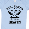 thumbnail image 4 of Inktastic Handpicked for Earth by My Auntie in Heaven with Angel Wings Boys or Girls Baby Bodysuit, 4 of 5