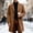 Brown, variant on Mens Wool Trench Coats Casual Single Breasted Fall Winter Notched Collar Long Pea Coat Overcoat Brown 2XL