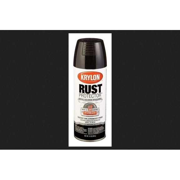 Krylon Spray Paint Black Semi Gloss 12 Oz