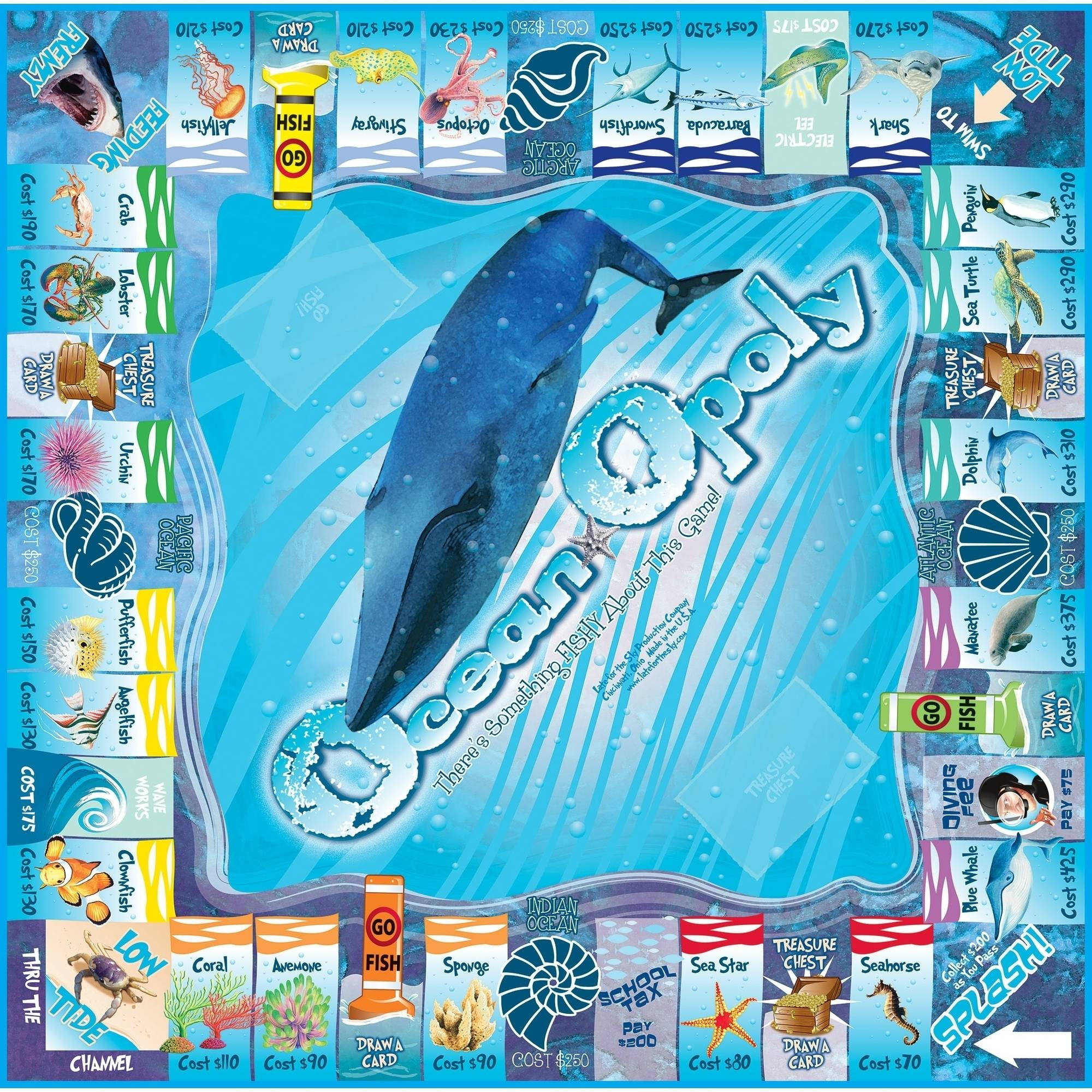 Ocean Opoly Board Game, by Late for the Sky
