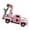 Pink Truck 1 Pink woman gray man, variant on Retro Pickup Truck Model with Bride and Groom Figurines Ornament For Wedding Cake Toppers Decoration Couples