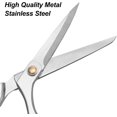 thumbnail image 4 of LAICAIW Fabric Scissors 8.5 Inch Heavy Duty Dressmaking Shears Sewing Tailor Scissors, Ultra Sharp All Metal Stainless Steel Craft Household Scissors for Cutting Fabric, Leather, and Raw Materials（S, 4 of 7