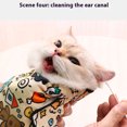 thumbnail image 3 of Billuyoard Envoltura de aseo para gatos, envoltura para gatos antimordeduras y antiarañazos, correas de tela para cortar garras Suministros para gatos A 70*70cm, 3 of 6