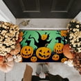thumbnail image 4 of Halloween Sassafras Switch Mat 11.81" x 19.69", Interchangeable Front Door Mat Outdoor Entrance, Indoor Entryway Rug, Fall Sassafras Doormat Inserts (Boo Jack Pumpkin), 4 of 6