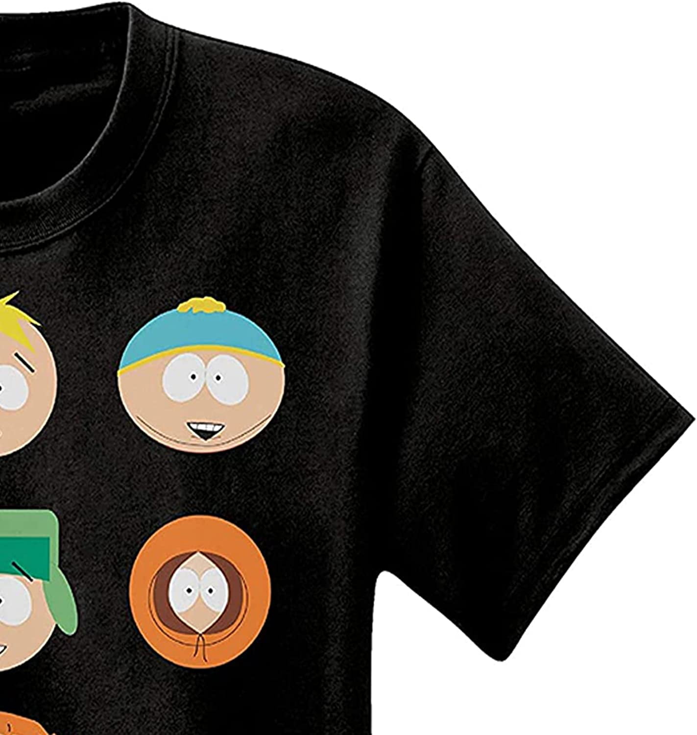 South Park Mens Logo Shirt - Cartman, Kenny, Kyle & Stan Tee - Classic T- Shirt