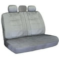 thumbnail image 5 of Yupbizauto Universal Fit Grey Velour Fabric Car Seat Covers Full Set for Auto, Truck, SUV, Van - Front & Rear Split Bench, Easy Install Interior Protector Bundle Set Style, 5 of 6