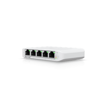 Ubiquiti USW-Flex-Mini Ethernet Switch - 5 Ports - Manageable - 2 Layer Supported - Twisted Pair - Desktop - 1 Year Limited Warranty