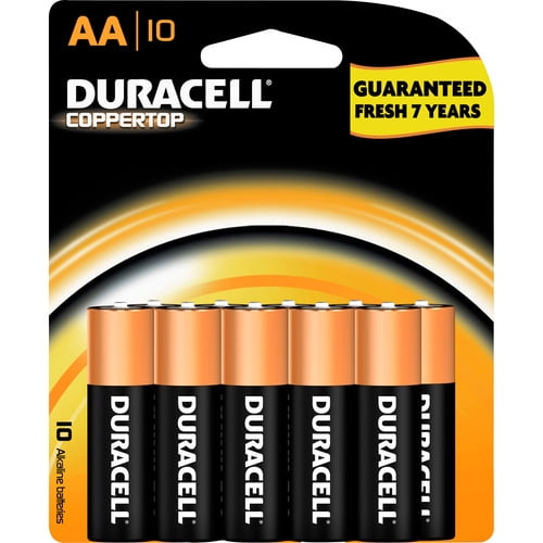 Duracell Coppertop Alkaline AA Battery 10-Packs - For Multipurpose - AA - 1.5 V DC - 48 / Carton Duracell Coppertop Alkaline AA Battery 10-Packs - For Multipurpose - AA - 1.5 V DC - 48 / Carton