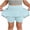 Light Blue, variant on Ruyang Kids Yoga Sport Skirts Solid Stretchy Soft Tiered Mini Skirts Summer Outdoor Tennis Athletic Biker Short Dresses