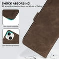 thumbnail image 6 of Decase Flip Case with Card Holder for Samsung Galaxy A53 5G,Wallet PU Leather Magnetic Protective Cellphone Case for Samsung Galaxy A53 5G Folio Book Cover with Stand,Brown, 6 of 7
