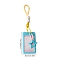 thumbnail image 3 of Linnome Stars Badge Holder Slide Card Case for Bus Passes Key Card 4.33x2.68 Inch Photo Card Protector with Lanyard, 3 of 6
