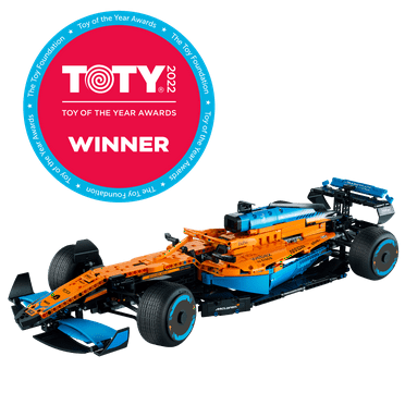 LEGO 42141 Technic McLaren Formula 1 2022 Replica Race Car Model Building Kit, F1 Motor Sport Set Birthday Gift Idea for Adults, Men, Women, Him, Her, Husband, Collectible Home Decor