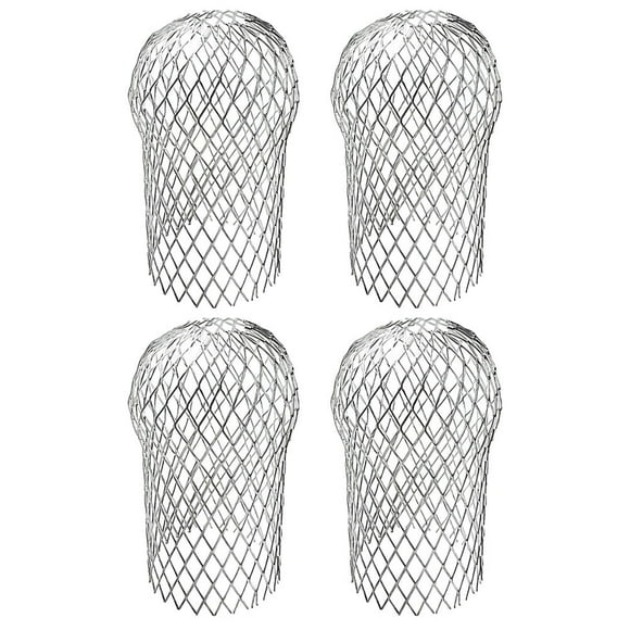 4pcs Gutter Guard Metal Mesh Gutter Leaf Guard Protection Cover for Rain Leaves