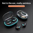 thumbnail image 1 of Sleep Dedicated X55 Bluetooth Earphones Digital Display Mini Noise Reduction, 1 of 5