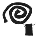 thumbnail image 2 of Localización de la espiral corbata para el cabello, rastro flexible para el cabello flexible alambre de alambre de tela suave y suave color negro para mujeres para colas de, 2 of 7