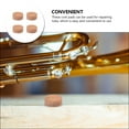 thumbnail image 6 of KONTONTY 4-Pack Trombone Wood Cork Pads with Water Drainage, Khaki Color, Replacement for Musicians, 6 of 8
