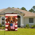 thumbnail image 2 of Amhnf Dachshund With American Flag Garden Flag For Home Outdoor Garden Yard Decor 12x18 inch, 2 of 5