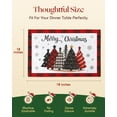 thumbnail image 2 of Red Plaid Placemats 4 pcs - Christmas Theme Placemats Double-Layered 12x18 Inches Decorative Washable Dinner Table Mats for Dinning Durable Chrismas Themed Table Mats, 2 of 6