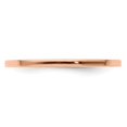 thumbnail image 3 of Diamond2Deal 14k Rose Gold 1.2mm Flat Polished Women's Stackable Band Size 7, 3 of 3
