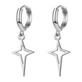 thumbnail image 1 of kurtrusly Gothic Punk Style Copper Metal Drop Earrings Classic For All Occasions Unisex Gift white gold, 1 of 6