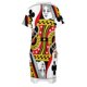 thumbnail image 4 of of Clubs Classic Card Deck Casino Poker Q Clubs Loose Pocket Dress Clothing female women's summer jumpsuit Dresses gala, 4 of 6