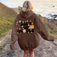 thumbnail image 2 of WEAIXIMIUNG Sweat à Capuche pour Femmes Mode Décontractée Lettres Imprimées devant et derrière Sweat à Capuche Décontracté Ample, 2 of 7