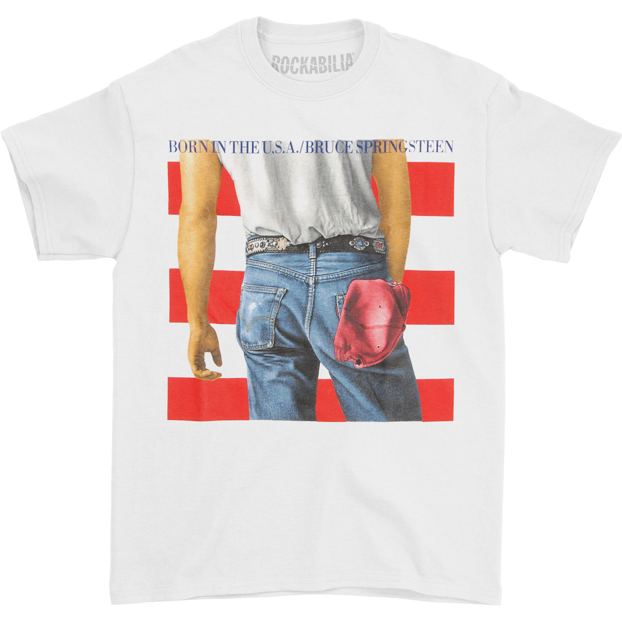Born In The USA T-shirt XX-Large White 