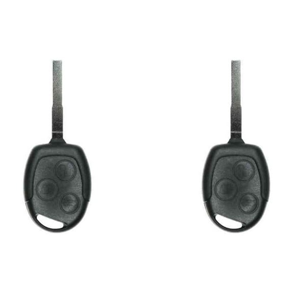 Replacement Keyless Remote Head Key Fob for Ford Fiesta 2012 FCC KR55WK47899 Part Number 164-R8042 164-R8043 Pack of 2