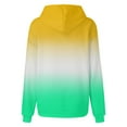 thumbnail image 3 of Vedolay Sweatshirts for Women 2023 Casual Crewneck Long Sleeve Pullover Split Thin Blouses,Yellow S, 3 of 4