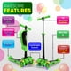 thumbnail image 2 of Scooter Patineta Hurtle con 3 Ruedas Luces LED Ajustable Asiento Plegable con Freno Infantil Verde Hurtle H8585433, 2 of 2