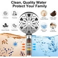 thumbnail image 2 of Dual Shower Head System with Magnetic Docking, 12-Inch Rainfall Square Head and 10-Setting High Pressure Handheld Sprayer for Bathroom, 2 of 8