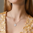 thumbnail image 4 of Harmtty Heart Shaped Alloy Necklace, 20.5" (Women's), 4 of 7
