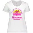 thumbnail image 3 of Inktastic Enjoy The Sunshine Bahamas Summer Paradise Women's Plus Size T-Shirt, 3 of 5