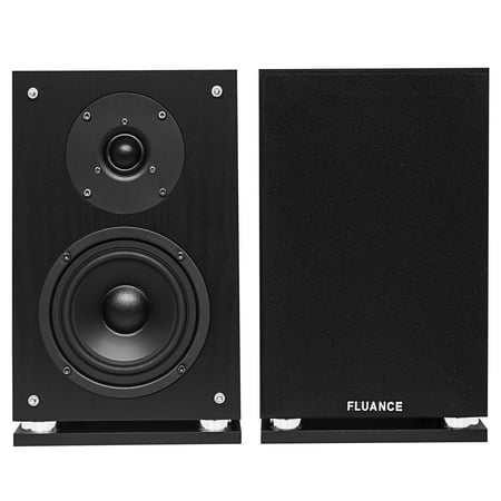 Fluance Sx6 Bk High Definition Two Way Bookshelf Loudspeakers