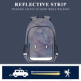thumbnail image 5 of FORMRS Unisex School Backpack 17" Student Travel Bag with Laptop Compartment, Purple Marble Pattern, 5 of 7
