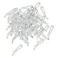 thumbnail image 2 of veasfak 200 Pieces Shirt Clip Transparent Alligator Clips, Reusable Clothes Pegs Clothes Flat Toothless 38mm, 2 of 9