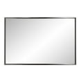 thumbnail image 4 of Brushed Titanium Rectangular Wall Mirror, 4 of 5