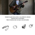 thumbnail image 4 of 4Pcs Guitar Finger Pick, Stainless Steel Rust Resistant Guitar Thumb Finger Picks Plectrum Set Picks Picks & Pick Holders, 4 of 7
